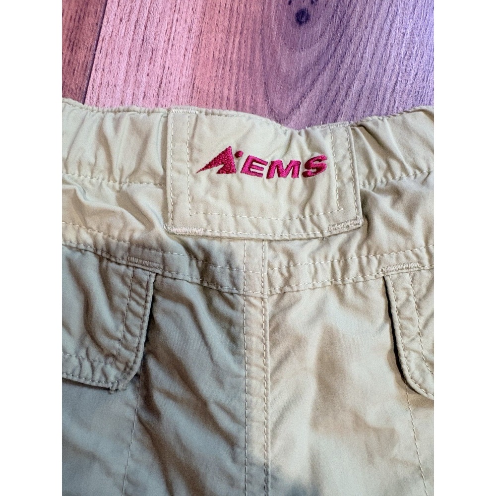 Eastern Mountain Sports Hiking Outdoors Nylon Cargo Shorts Lime Green Women's 8 - Picture 8 of 8